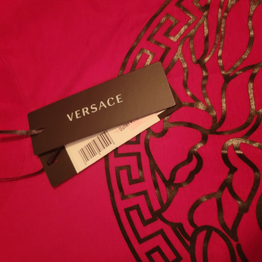 Versace Pink Graphic Tee